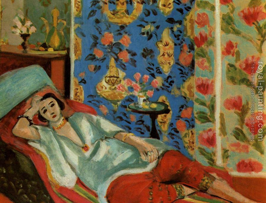 Henri Emile Benoit Matisse : odalisque with red culottes II